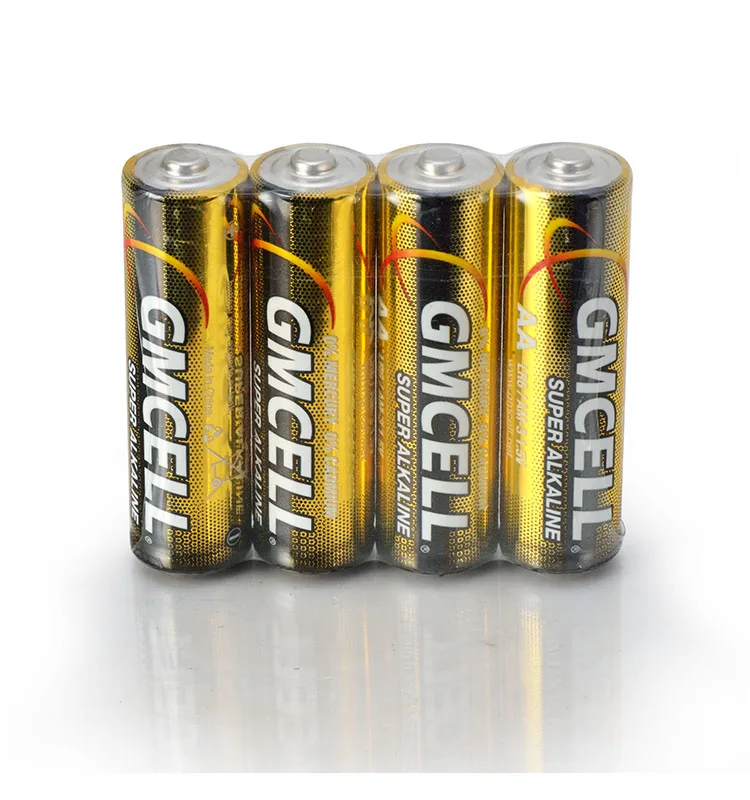 GMCELL OEM Long-lasting LR6 AA Alkaline 1.5v Battery Aluminium Foil Alkaline Batteries