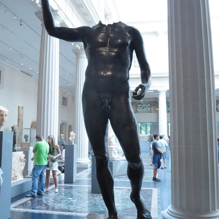 life size bronze nude muscle men statue  large brass naked male erotic man sculpture