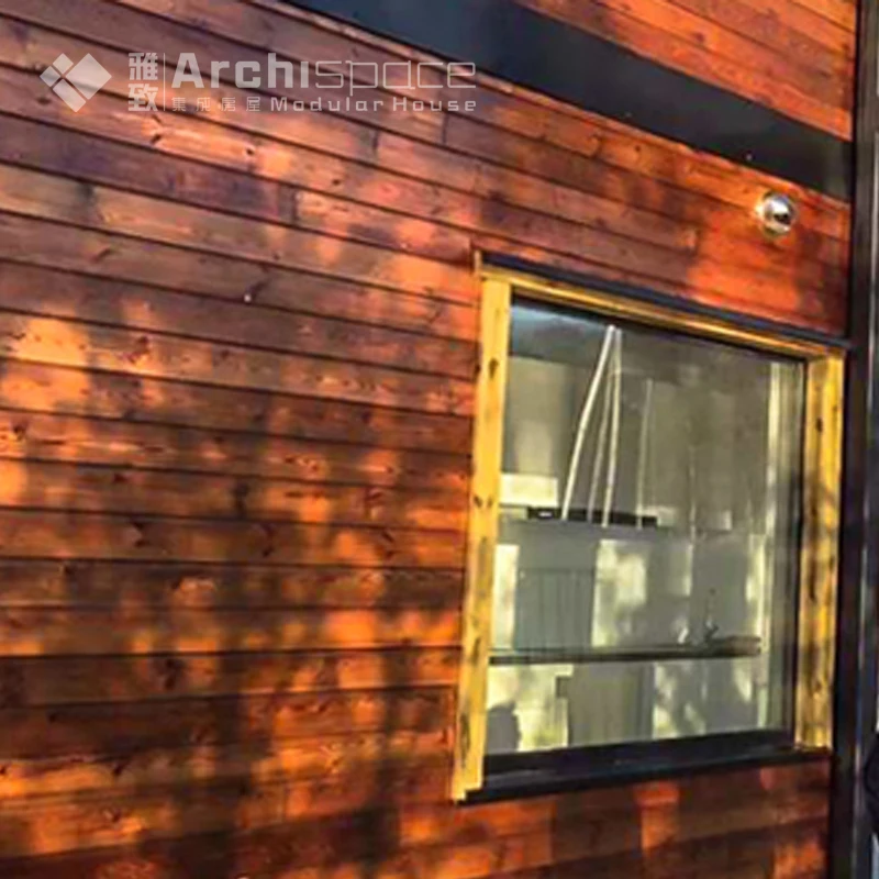 
wooden pattern villa 40ft container house manufactures prefabricated homes 