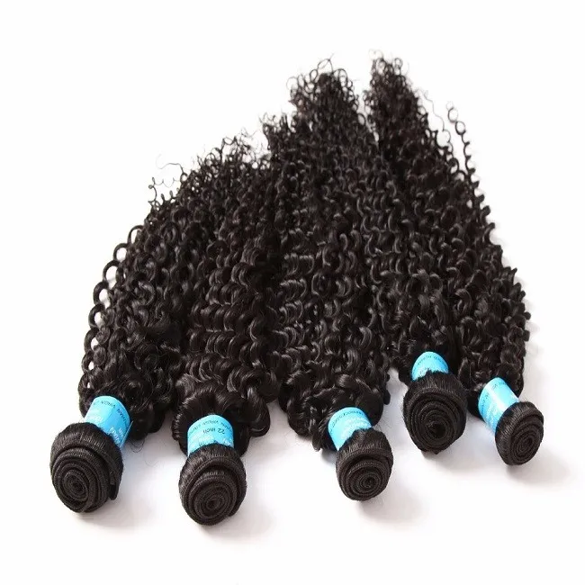 Wholesale indian hair in india 100 natural raw indian virgin remy deep curly wave human hair extension weft