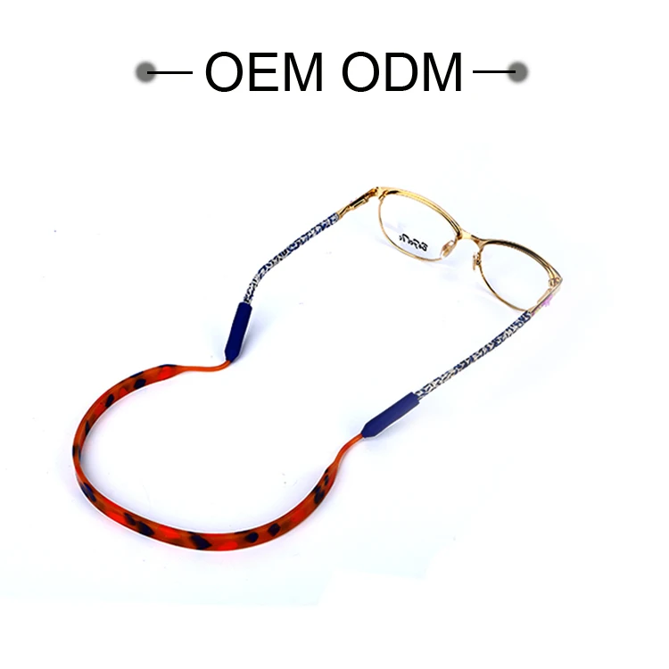 Suitable all ages rubber tube silicone fashion glasses strap