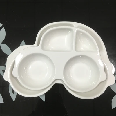 Economic and Reusable Factory Direct Sale Plastic Kids Cute Plate With Cartoon Shape Cheapest Price For Home Use