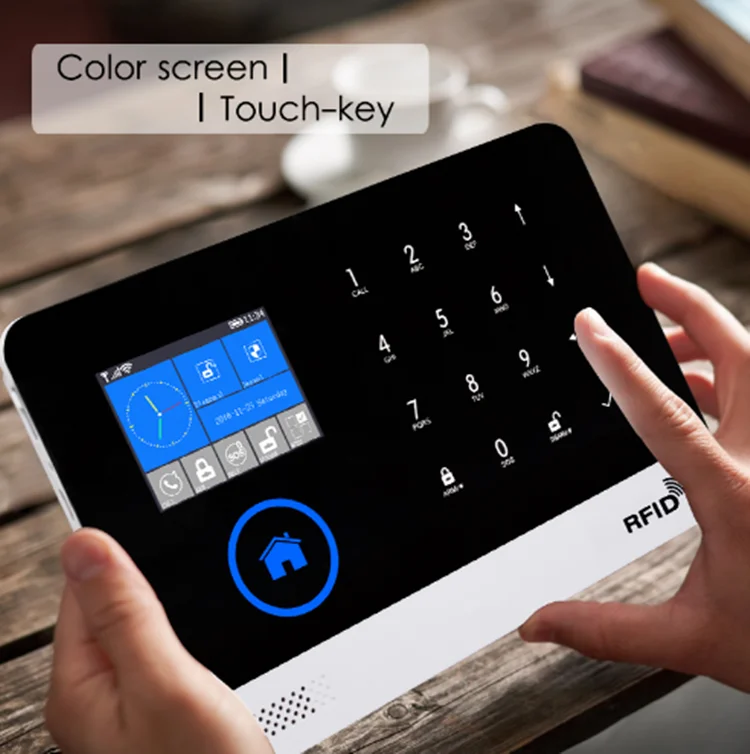 
WIFI/GSM PSTN dual network home burglar alarm system UIMI-103 