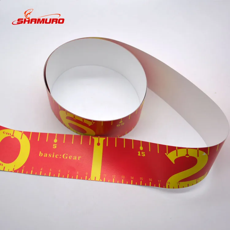 Factory Price Waterproof Fish Measuring Ruler Accurate Fish Measuring Tape PVC Fishing Ruler Measurement Tackle Tool