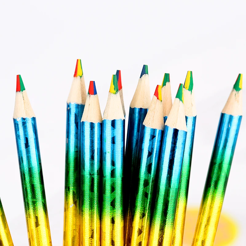 foil rainbow  colored pencil