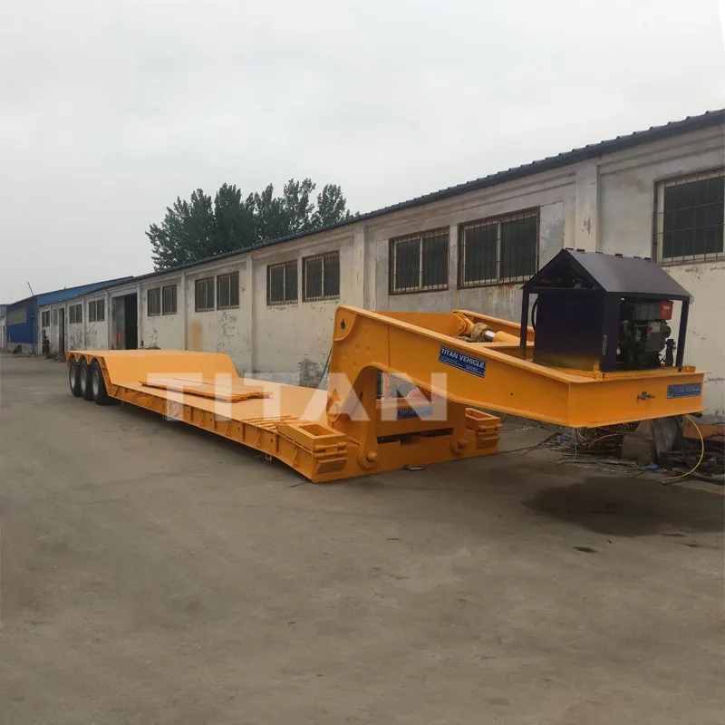 80 ton lowboy trailer detachable gooseneck 100 ton lowboy trailer for sale