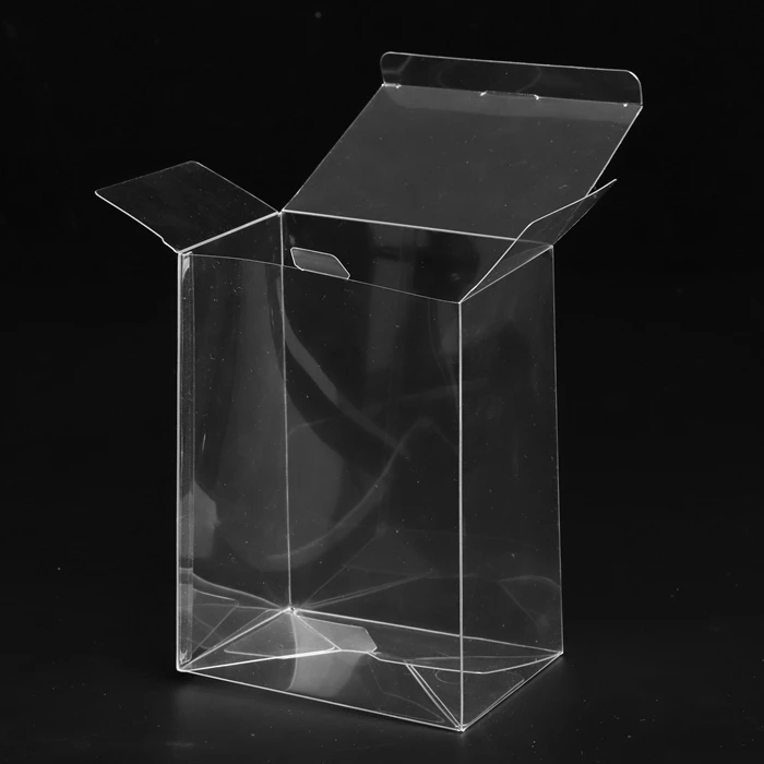 Wholesale Customized Folding Auto-lock Clear Vinyl Boxes PVC/PET Plastic Toy Display Boxes