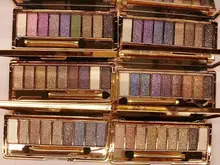 6 estilo 9 cores colorido maquiagem paleta sombra de olho super jogo da composição flash de brilho da paleta da sombra com escova