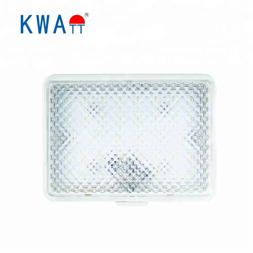 Factory High Quality High lumen Newest12-24V 36LED Rectangle Vehicle Auto Interior ceil Light for Caravan,Cabin,RV With CE RoHS