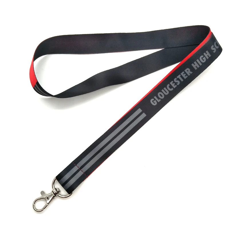 Wholesale polyester material beer holder lanyard with bottle opener