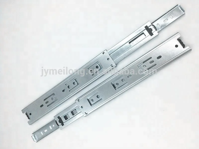 Full Extension Bearing Telescopic Drawer Slides/Furniture Hardware 3 Fold Full Extension Drawer Slides/Cabinet Drawer Rail