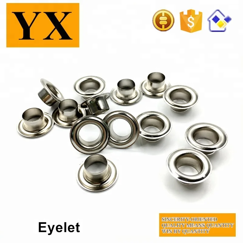 Gold plating metal hollow tubular rivets
