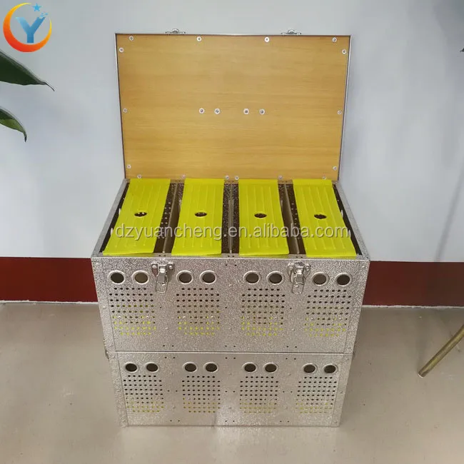 2 layer poultry pigeon bird cage for pigeon 8 holes breeding transporting