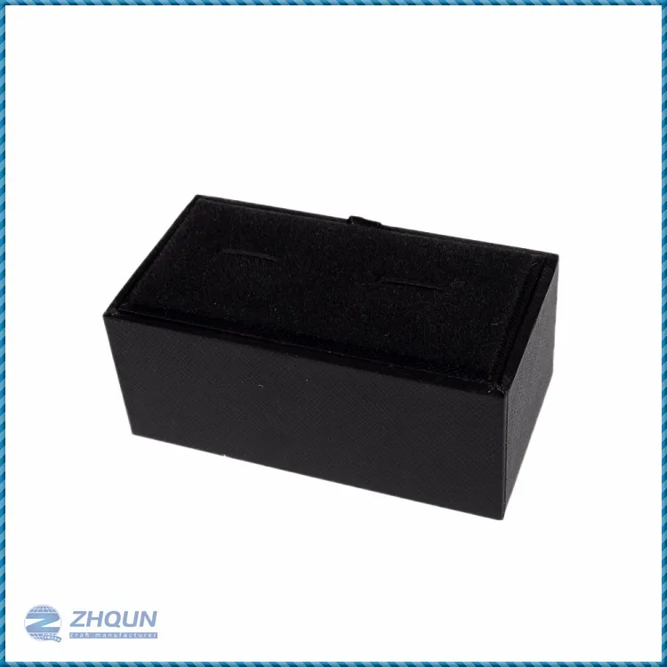 Wholesale fast Delivery Cheap Plastic Tie Clip Cufflink Display Storage Packaging Box Organizer