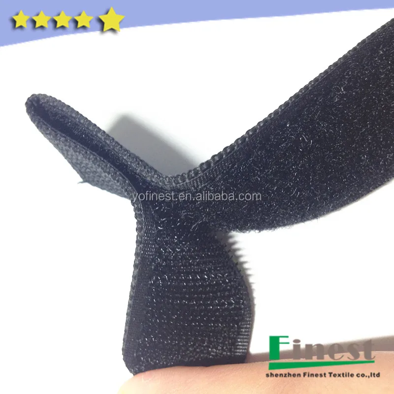 Custom Design Nylon Hoop and Loop Wrist Band webbing bracelet