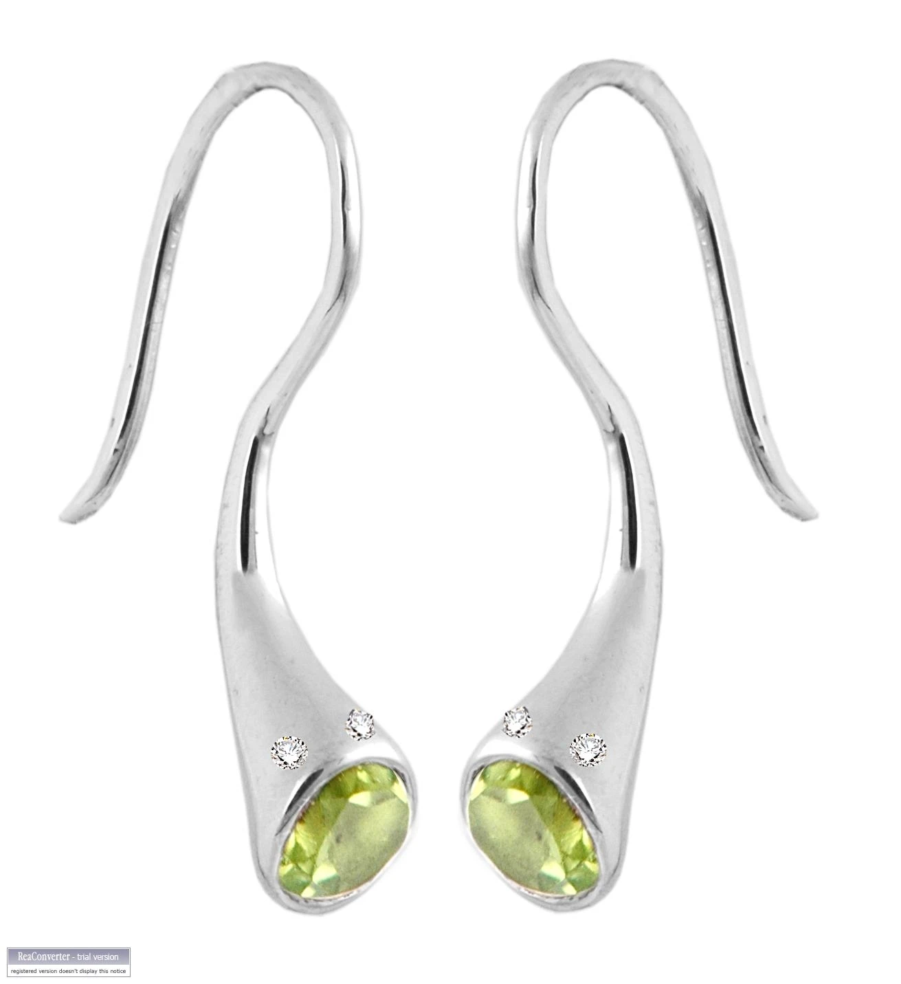 Fashion luxury famous designer gold plated women 925 sterling silver green onyx stone stud earring by Indian seller