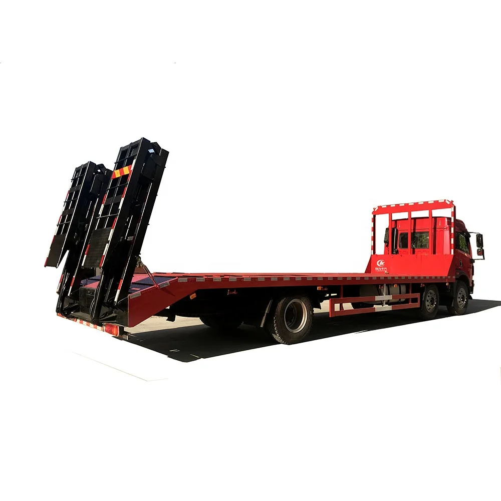 CLW 40 Tons flat bed excavators transport truck