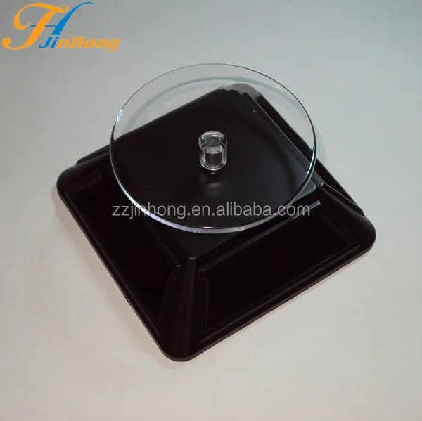 Solar Powered Rotating Phone Accessory Mini Display Stand Turntable