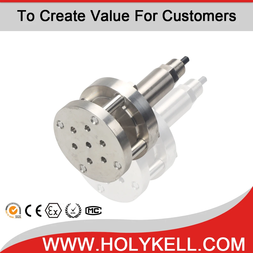 умный фланец датчика уровня жидкости установлен