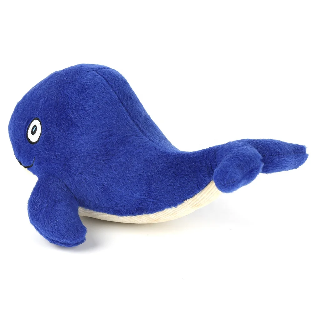 Custom Plush Whale Doll Keychain Soft Blue Whale Animal Stuffed Toy