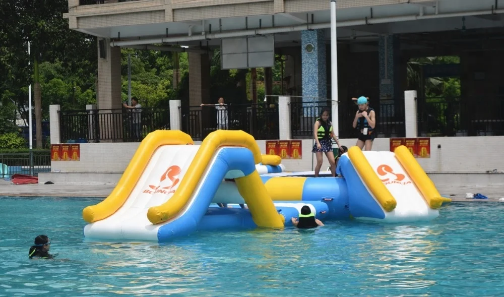 Small Inflatable Water Park Equipment For Swimming Pool
