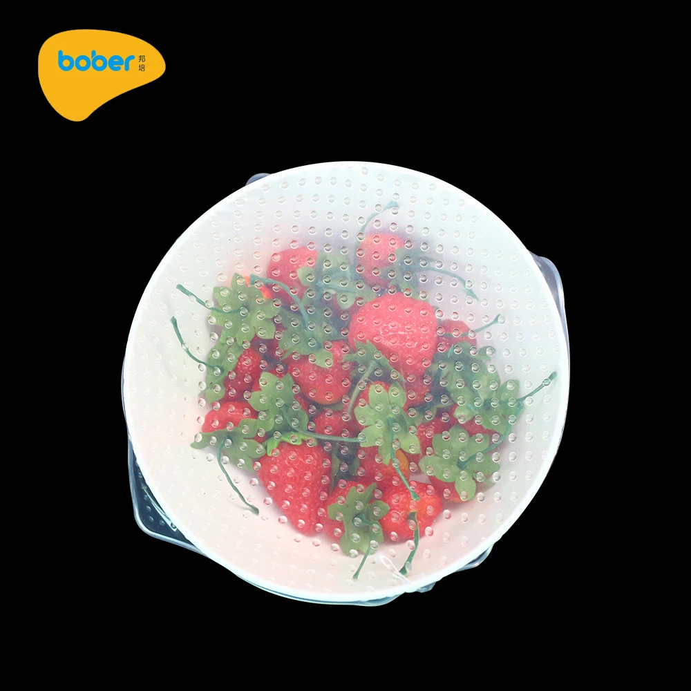 Сохраняющие свежесть экологически чистые многоразовые силиконовые пищевые обертки для пищевых продуктов