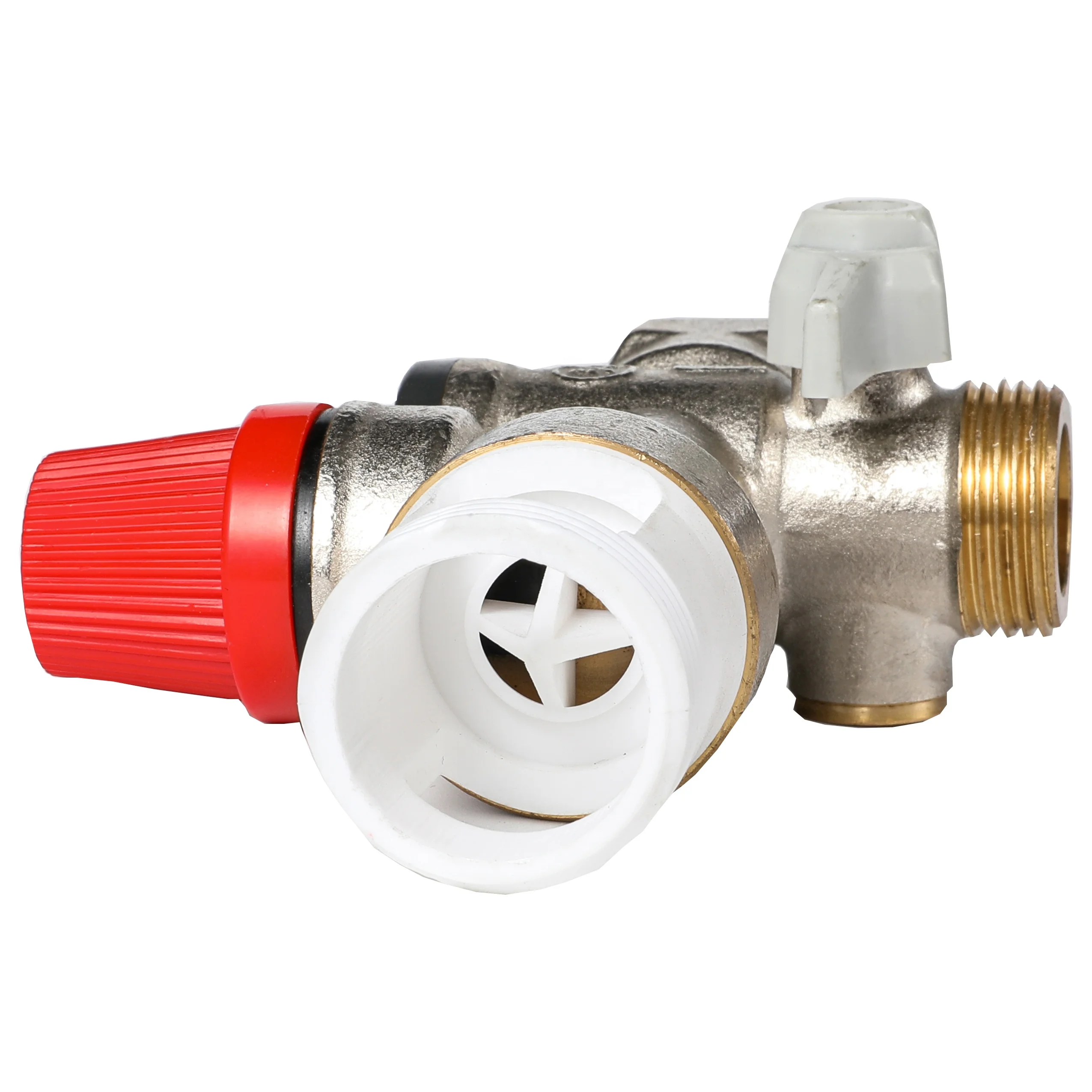 1/2  3/4 inch Multifunction Hydraulic Brass Safety Relief Groups for Hot Water Storage Heaters