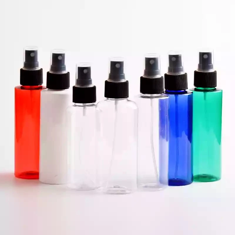 Free samples popular recycled plastic PET clear bottles with fine mist spray