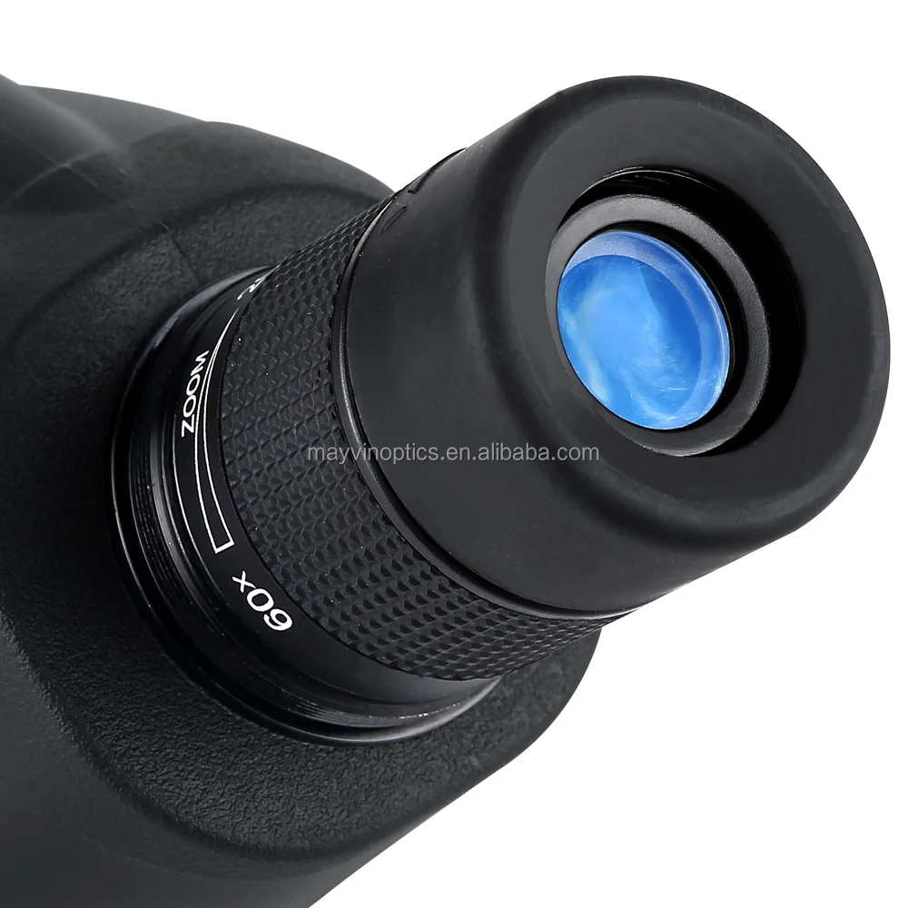 Factory Spotting Scopes with Tripod 20-60x80 Angled Waterproof Range Shooting Scope with OEM Service for Target Shooting