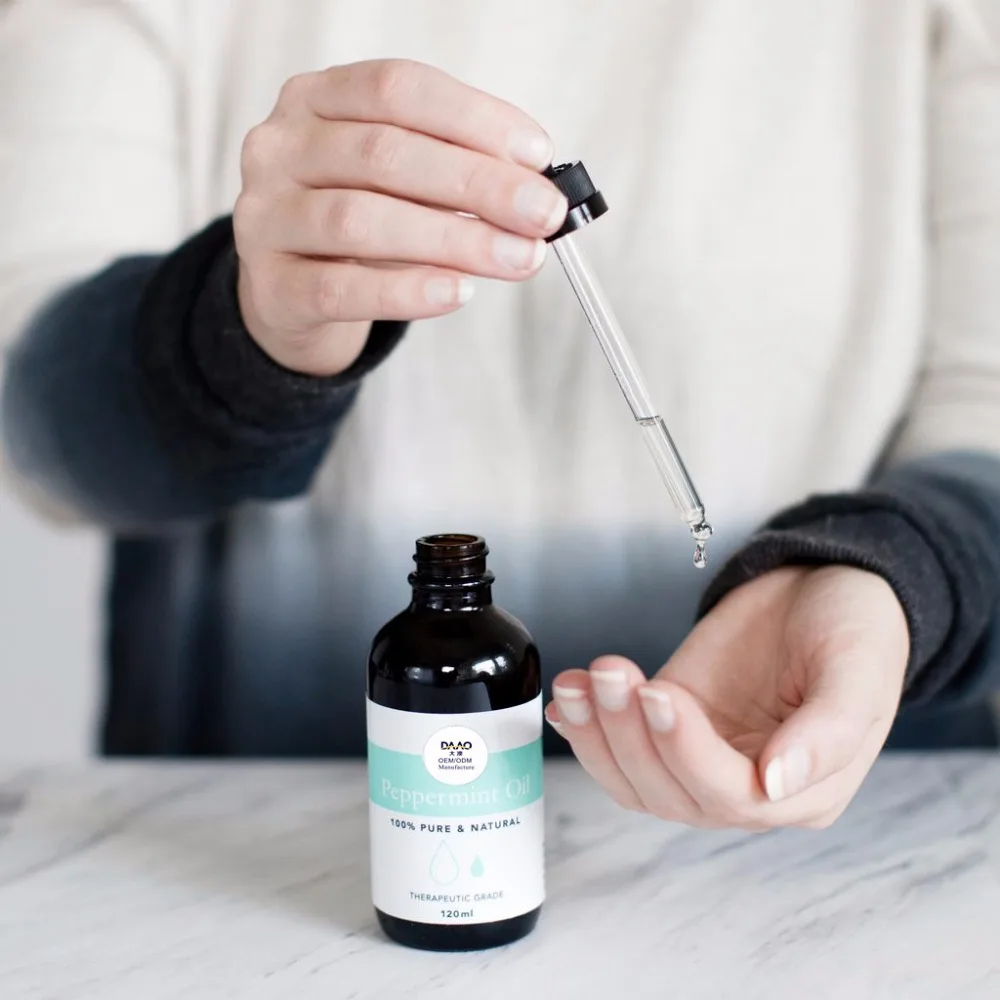 Private Label Pure Undiluted Massage Essential Oil Traditional Chinese Medicine Natural Peppermint Oil