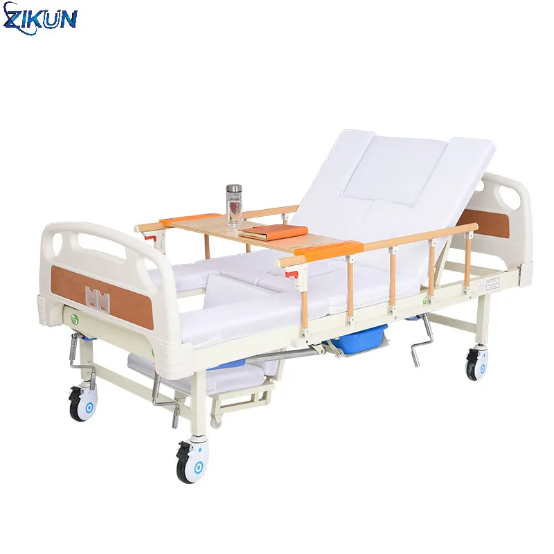 Регулируемая медицинская Больничная кровать с 2 кривошипными функциями