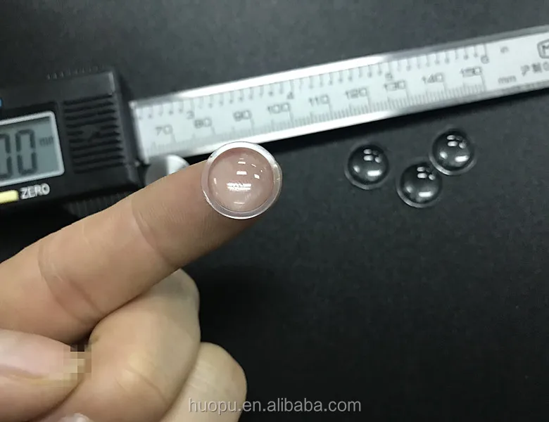 Заводская диаметр 17 мм акрил Оптическое стекло двояковыпуклые объектив для проектора