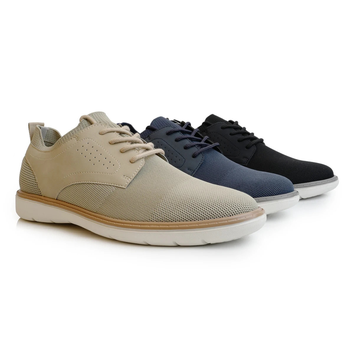 Baolite Knit upper comfort walking formal shoe men casual shoes