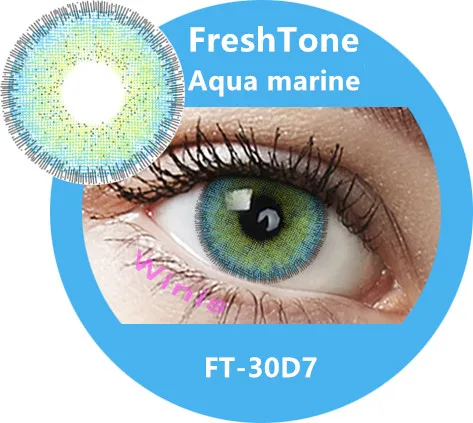 Свежие Ежемесячные контактные линзы Freshtone 14 2 мм Diva с мягкой твердостью из Южной Кореи