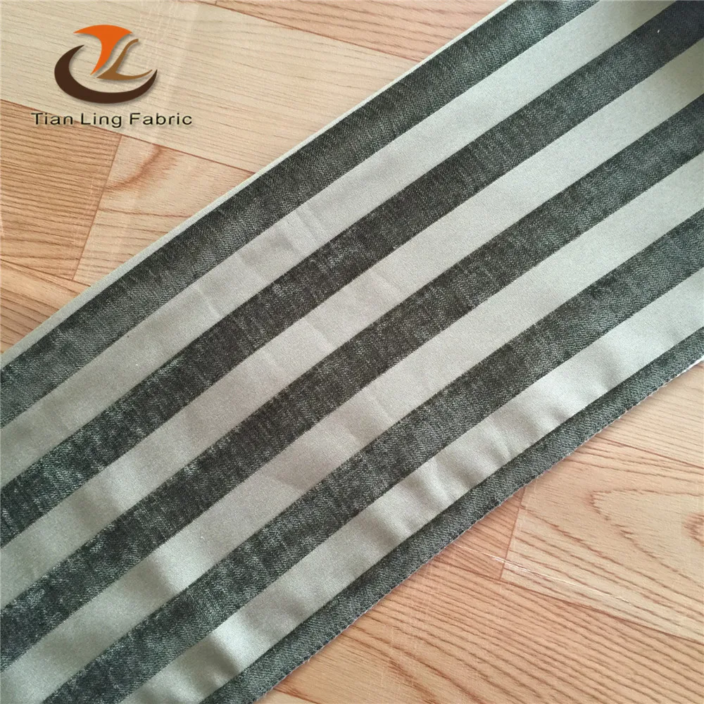 chenille striped upholstery sofa fabric for sofa