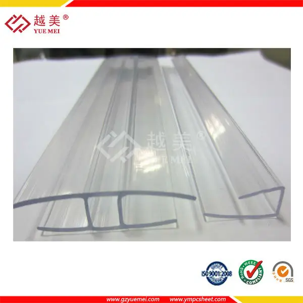 polycarbonate sheet connector h and u profile