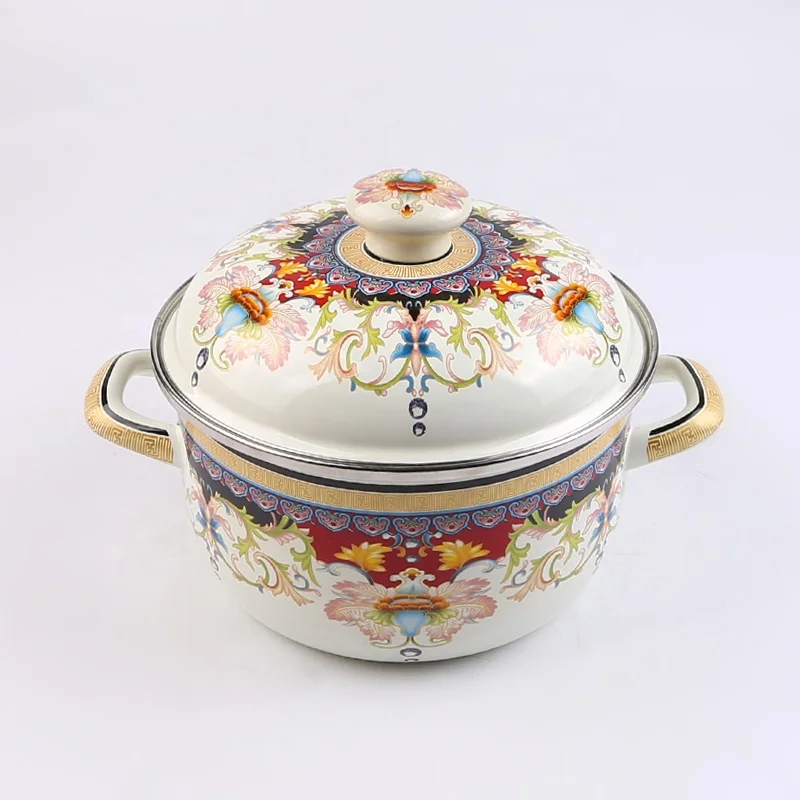 Royal noble enamel pot set