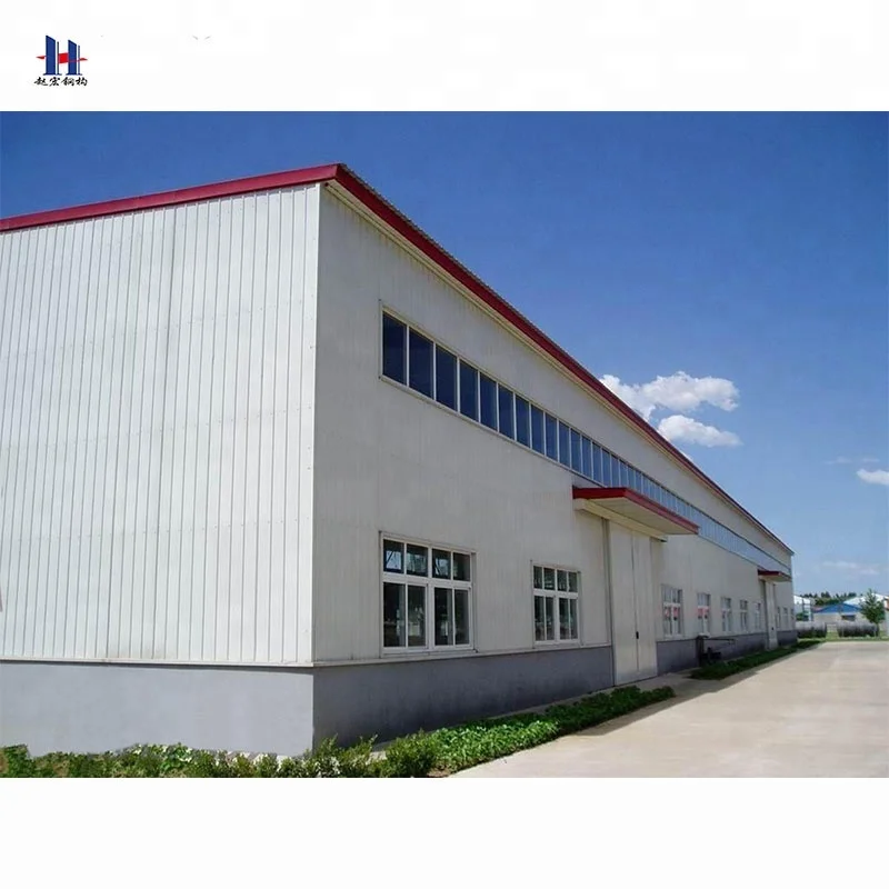 high quality steel structure warehouse workshop design by China factory