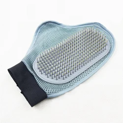 Hot sale Customized Soft Pet Dog Massage Bathing Glove Pet Product grooming glove