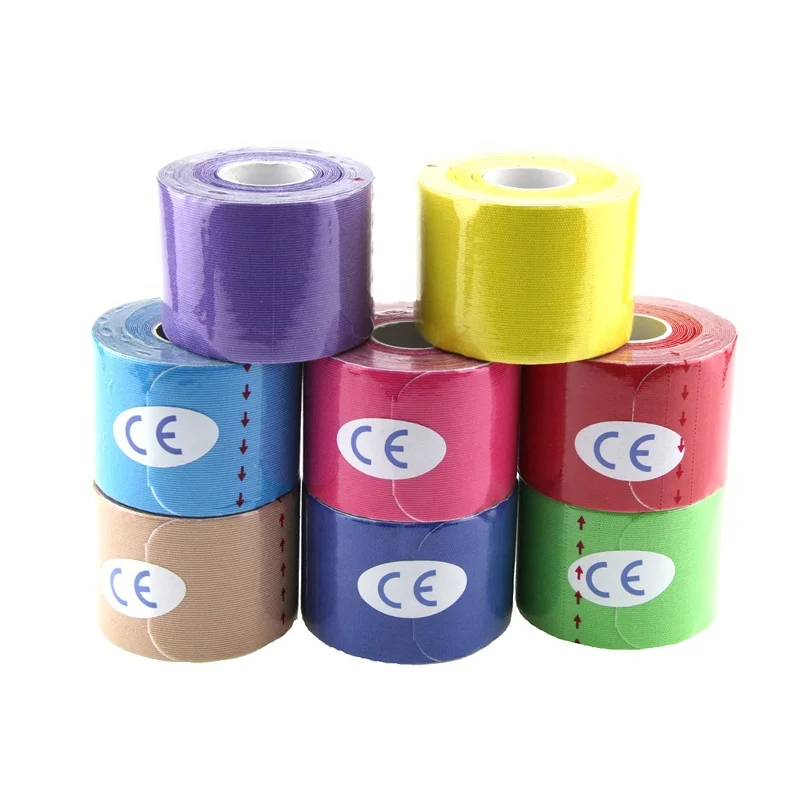 AUPCON Wholesale 5CM * 5M rayon kinesiology strength and physio sports tape