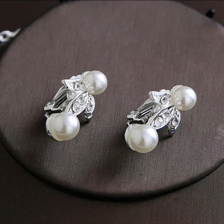 New Fashion Bridal Jewelry New Design Imitation Pearl Necklace Set Popular Wedding Jewelry for wholesale