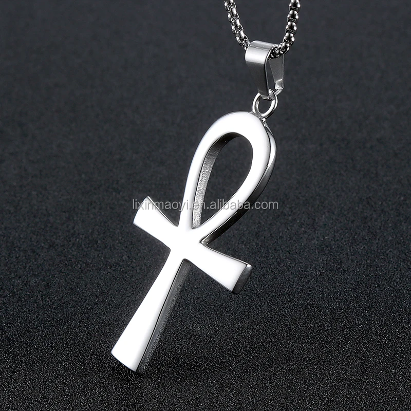 DongGuan Lixin новый стиль модная нержавеющая сталь круглая форма с буквой и крестом подвеска IP золотой