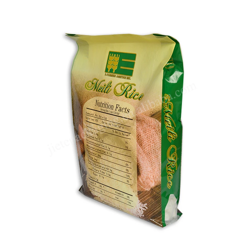 
Design printing 25kg plastic sack pp woven rice packing bag for Philippines 