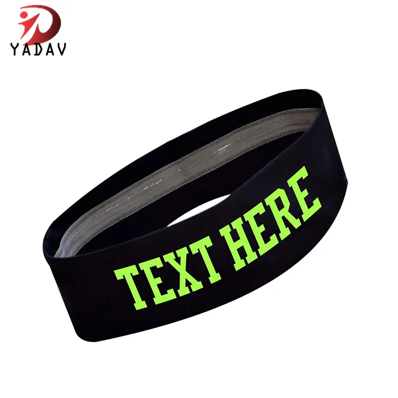 Design Your Own Headband NO SLIP SILICONE Stretch Headband With Your designer Custom Text
