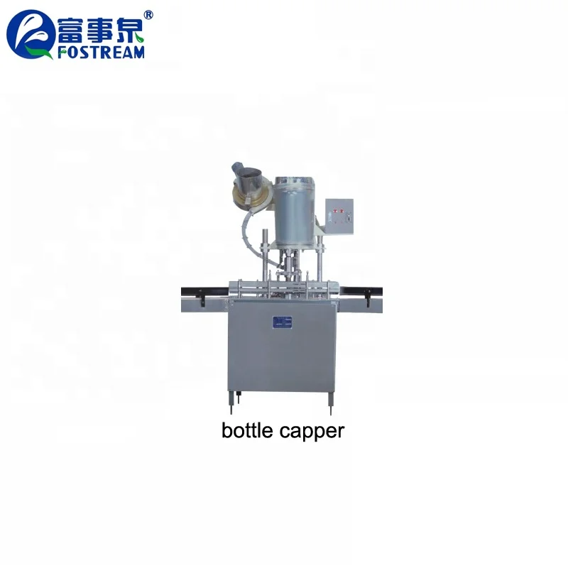 Semi Automatic Linear Type Small Scale Bottle Mineral Spring Water Filling Machine