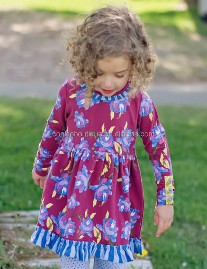 
Wholesale lovely ruffle wholesale children fall clothing usa 