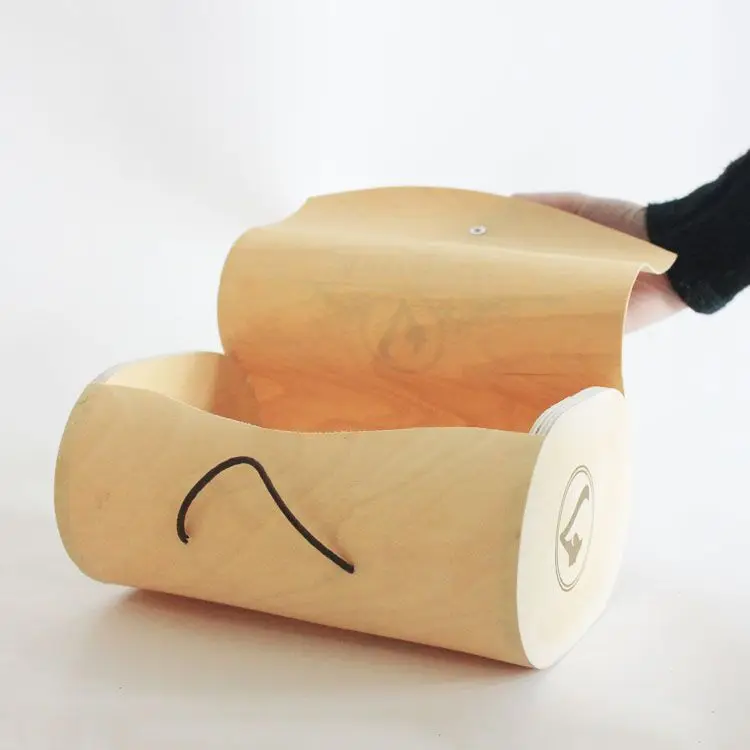 Легкая тонкая красочная мягкая деревянная коробка для шоколада, березы