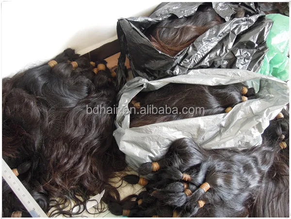 silky soft virgin raw human hair bulk unprocessed natural bulk human hair