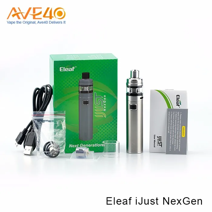 Alibaba Ускоренная Электронная Сигарета Продукты Жидкостью Vape Перо Комплект Eleaf iJust NexGen С 2 мл Емкость Бака