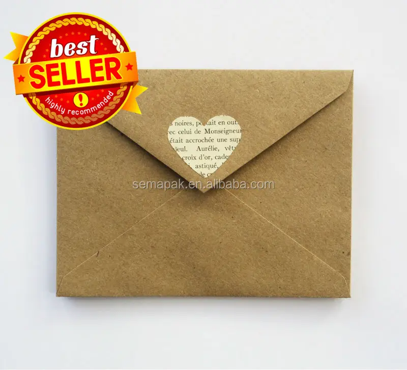 
2015 hot printed colorful kraft paper envelope made in China 